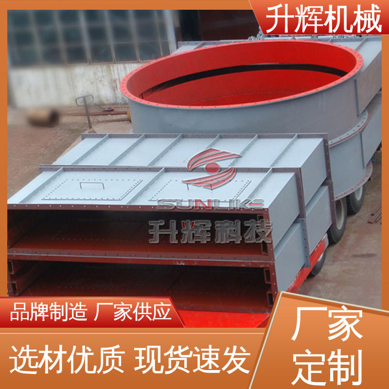 升辉机械 持久耐用 厂家现货 烟气管道阀门 圆形高温