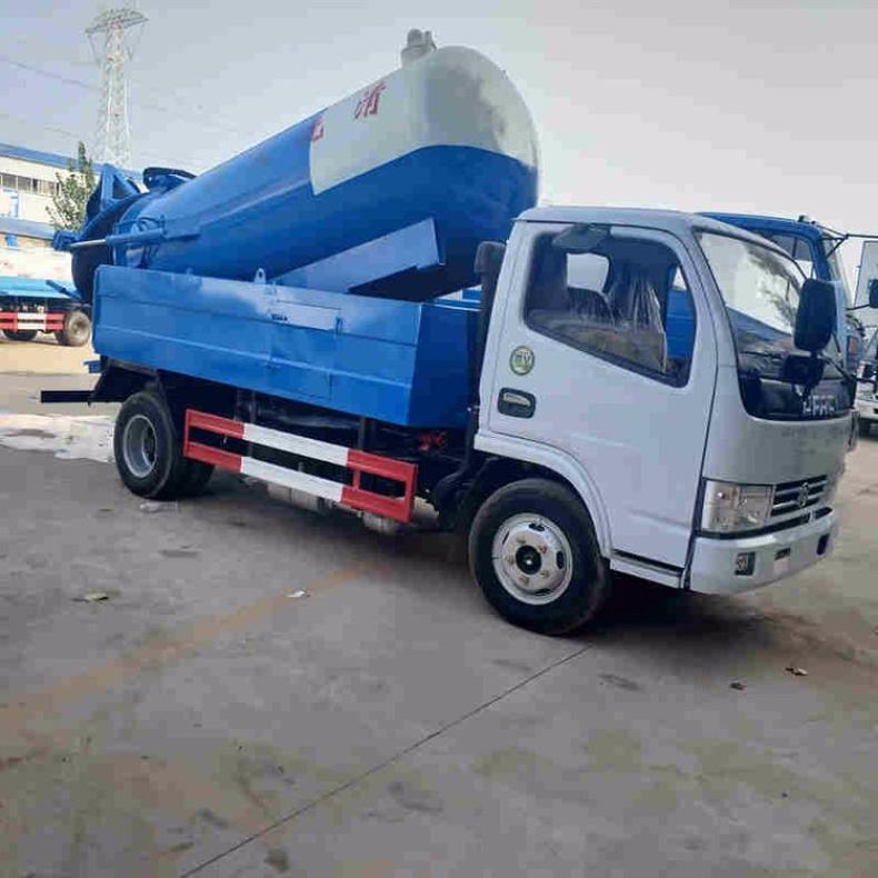 Dolika high-pressure cleaning and suction truck, 5-ton, 8-ton sewage pipeline dredging truck, manure suction truck, Hengda