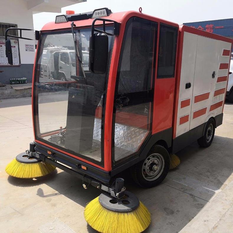 New Electric Road Sweeper Three Wheel Sweeper School Factory Workshop Hengda