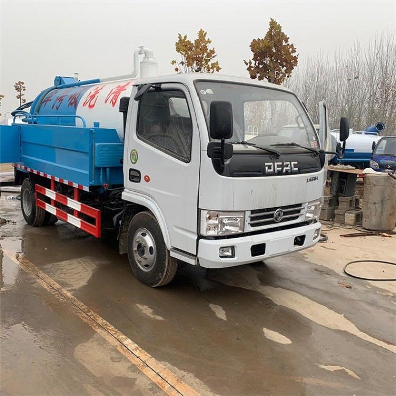 National Five Large High Pressure Cleaning Vehicle Package Logistics Rural Greening Vehicle Hengda New Model