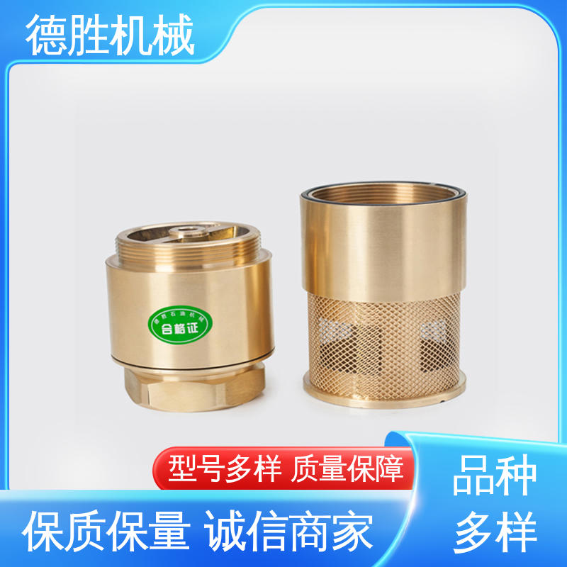 德胜 铜过滤网 耐磨性强 双门止回阀 质量精选 规格齐全