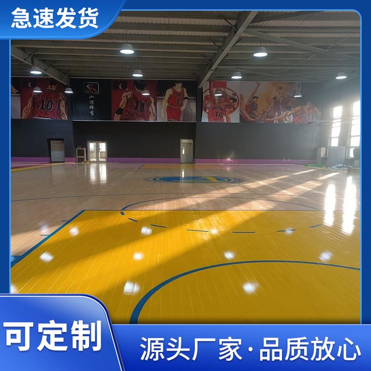  博纳 进口实木多层复合运动地板厂家 形状 平口型 22厚 宽度