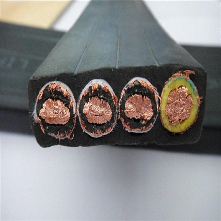潜水泵屏蔽橡套扁电缆 JHSBP 3x50 耐高低水温 国标 现货