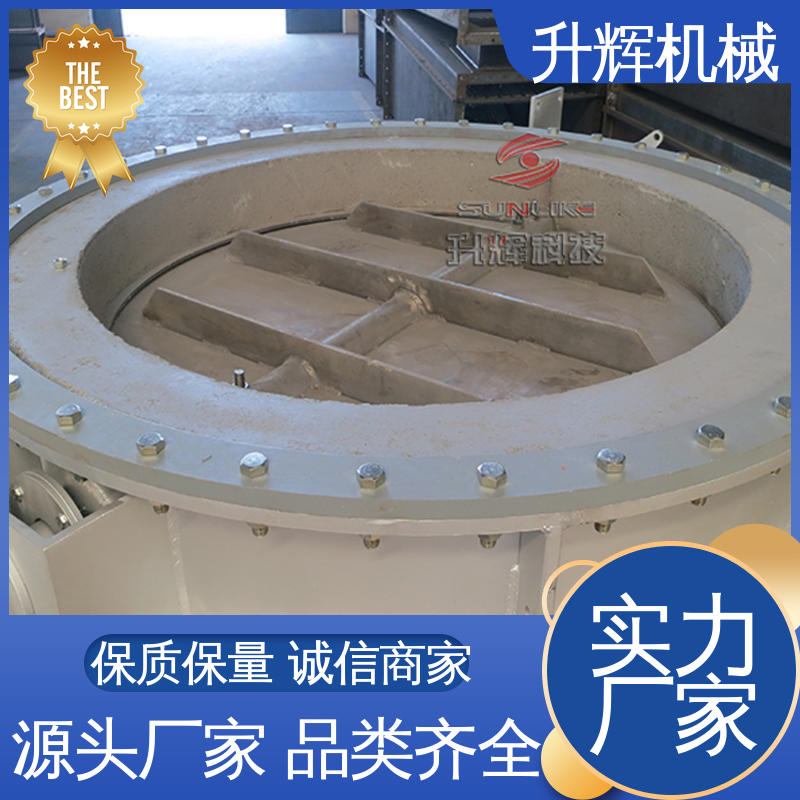 升辉机械 厂家现货 不锈钢 圆口方口可选 高温气动蝶阀