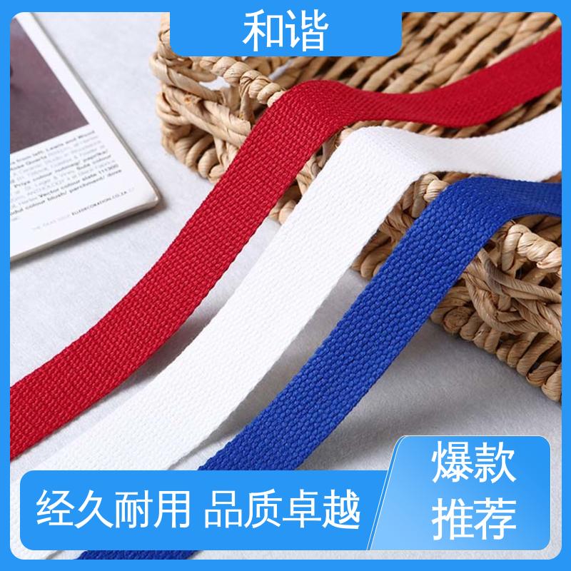 彩色涤纶 辅料织带 色彩鲜明 形态美观简洁 口碑好物 厂家直供 和谐