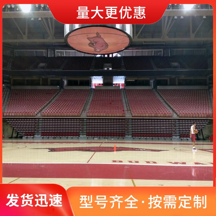  博纳 CBA级别体育运动地板批发 材质枫桦木 22mm 生产厂