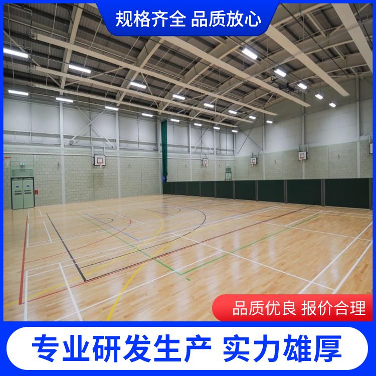  博纳 脚感好的篮球室内木地板厂家直供 场馆级别专业型 桦木 构造