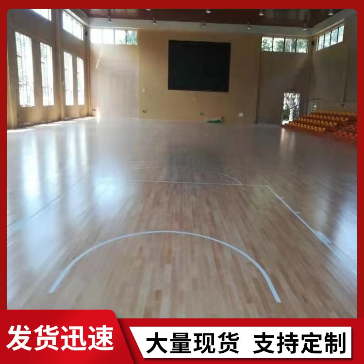  博纳 活动中心球馆木地板维修生产厂家 厚度22mm 18厚 构造