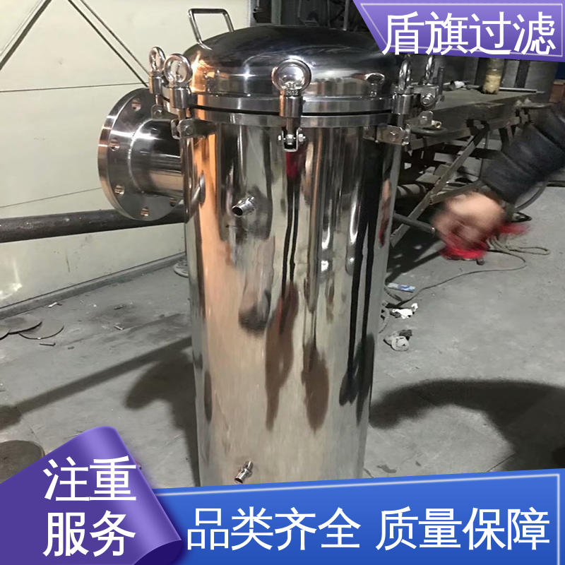 盾旗过滤 加工制作 快开多袋式过滤器 经久耐用 多年经验