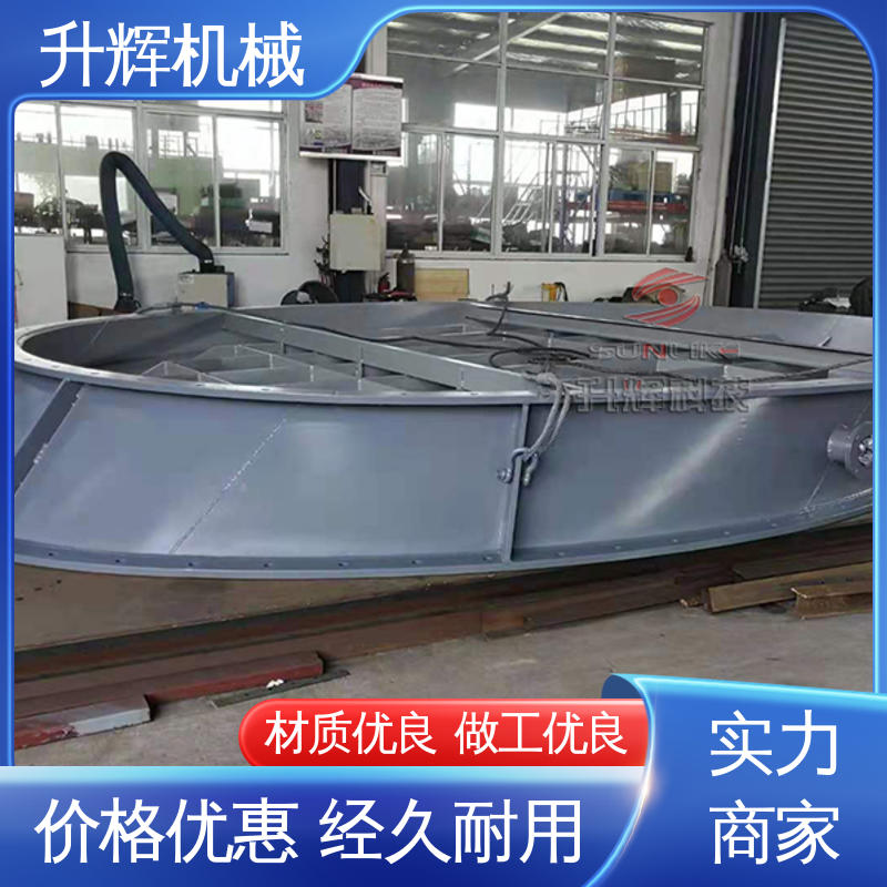 升辉机械 厂家供应 圆形百叶阀 石油化工专用 通用蝶阀