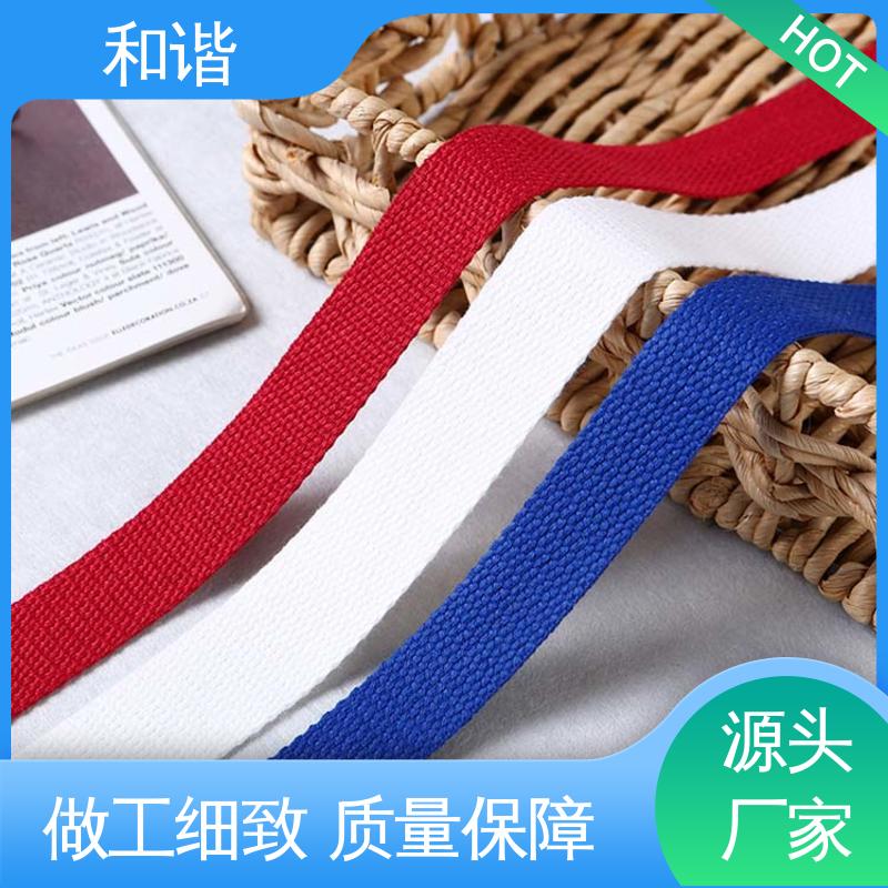 彩色涤纶 鞋服辅料织带 绿色环保 耐用经久 源厂直供 品质致胜 和谐
