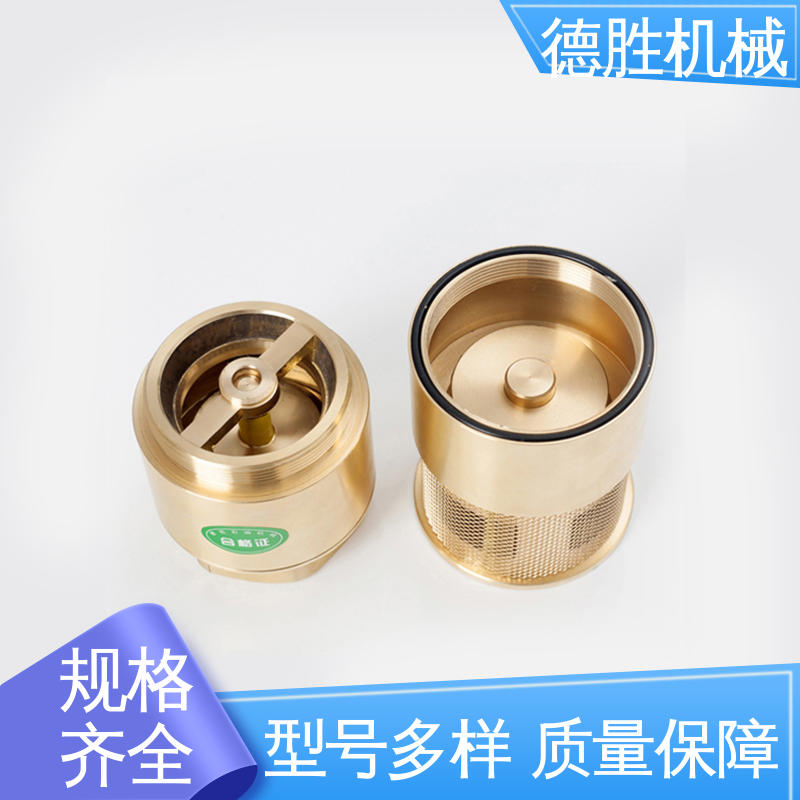 德胜 防止管路液体回流 油罐止回阀 铜过滤网 材质精选 售后维护
