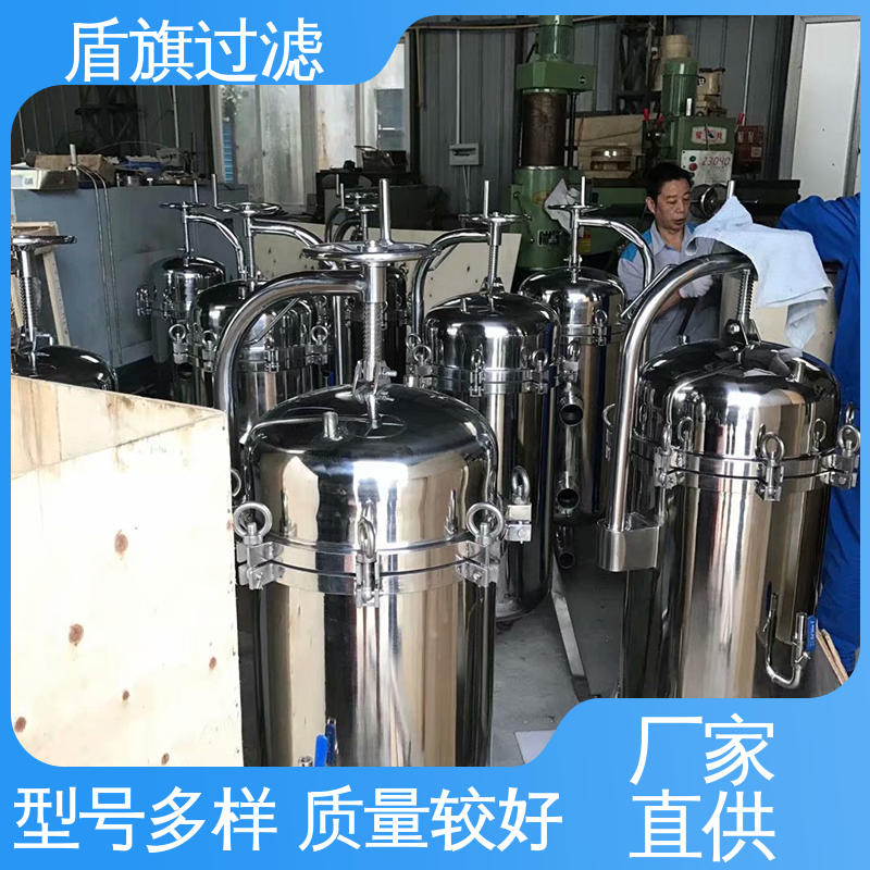 盾旗过滤 长期供应 全自动袋式过滤器定制 自动化程度高 品类齐全