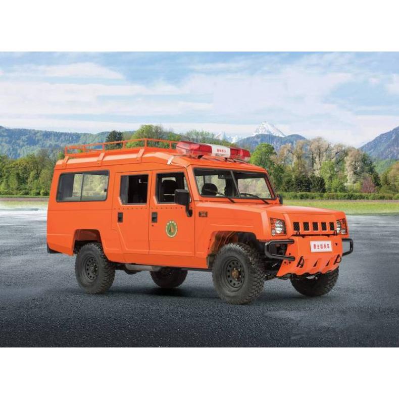 Off road four-wheel drive six wheel drive personnel carrier Beiqi Warrior Forest Fire Emergency Rescue Command Vehicle