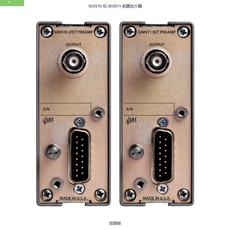 thinksrs SIM910 & SIM911 — JFET 和 BJT 前置放大器 低输出噪声