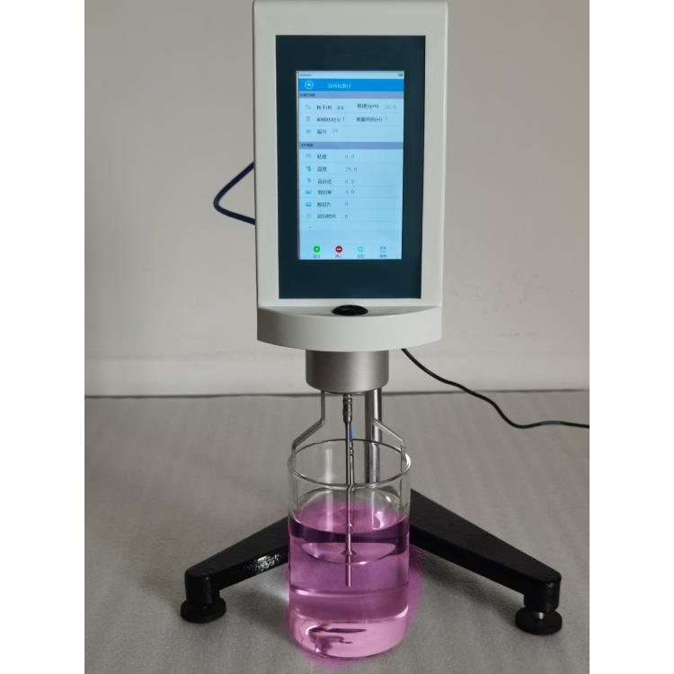 触摸屏旋转粘度计HBDV-1/2测定油漆墨胶水涂料轻工纺织粘稠度测试