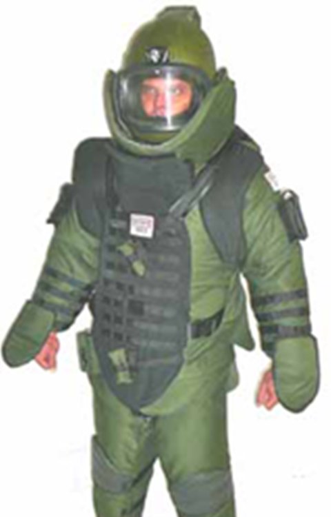 英国MK5排爆服，其抗爆等级和服装所使用的材质