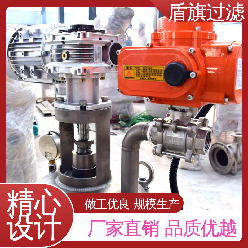 盾旗过滤 规模生产 刮刀式自清洗过滤器定制 自动排污 质量保障
