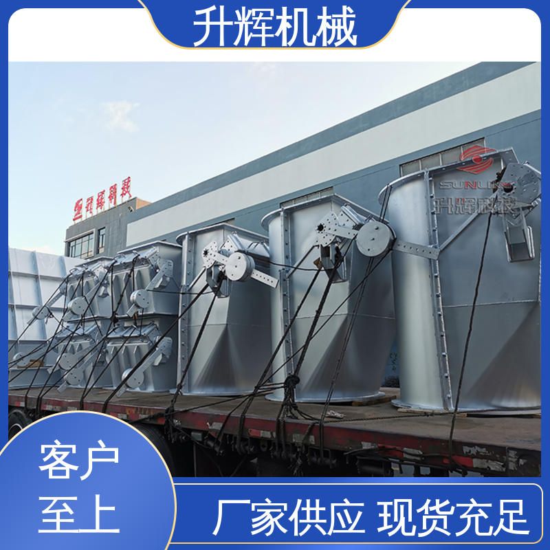 煤化工专用 双层电动单板锁风翻板阀 厂家批发 材料耗用省 升辉机械