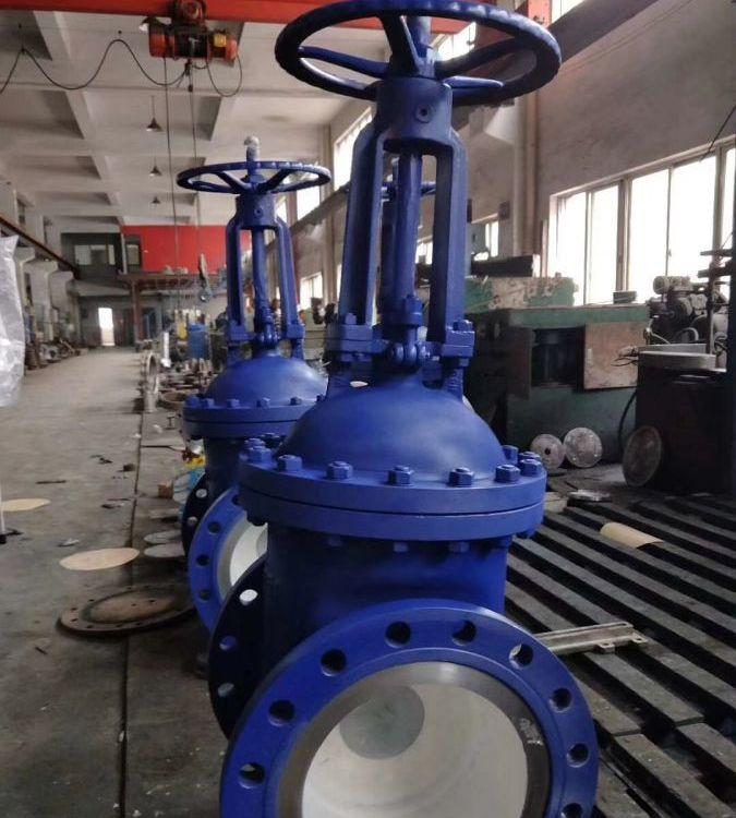 进口 Z41TC-16C 铸钢衬陶瓷闸阀 手动排渣阀 氧化锆内衬 耐磨