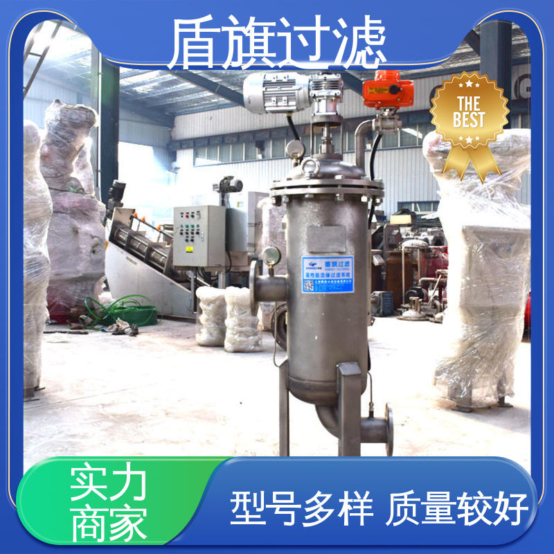 盾旗过滤 规模生产 自清洗过滤器卧式定制 安全环保 品质保证