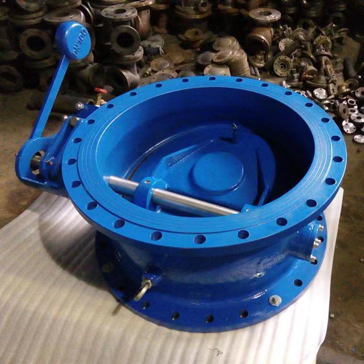 进口 HH47X/H 蝶式缓冲止回阀 防水锤 DN50-DN1600 对夹式 铸铁 球铁 碳钢