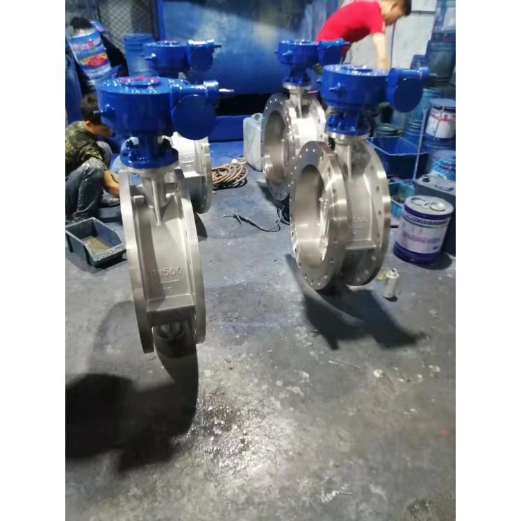 进口 法兰硬密封三偏心多层次蝶阀 D343W-16 不锈钢 抗氧化腐蚀 高性能