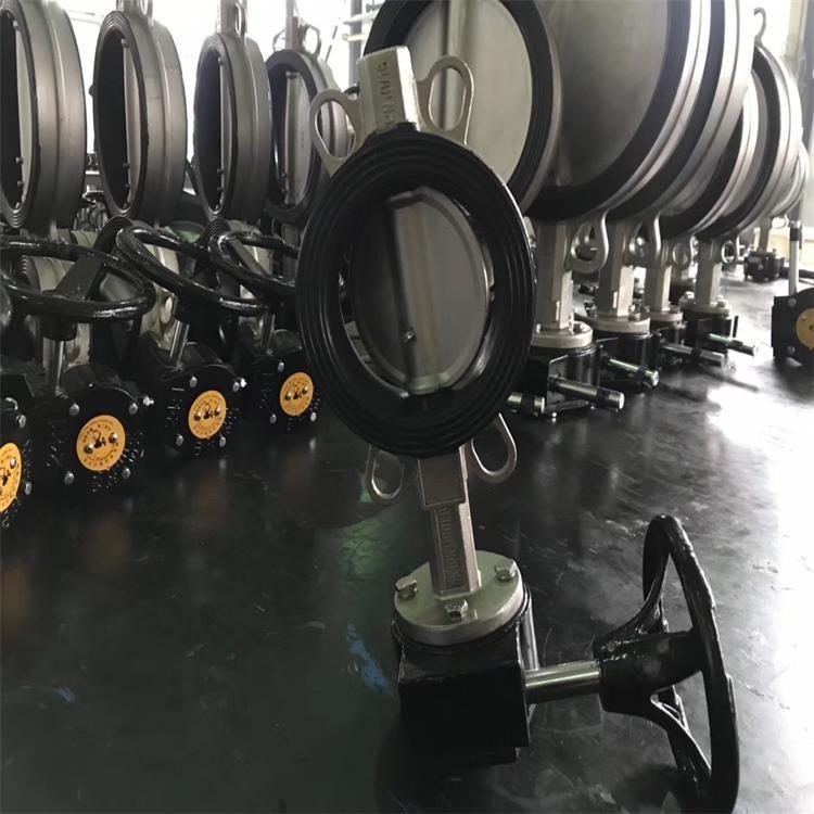 进口 D371X-16Z/Q 对夹涡轮信号蝶阀 电动 手动 球墨铸铁 DN50-DN1600