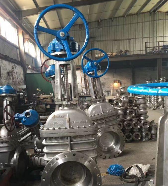 进口 Z540W-150LBP不锈钢美标伞齿轮闸阀 Z541W-300LBP 涡轮传动闸閥