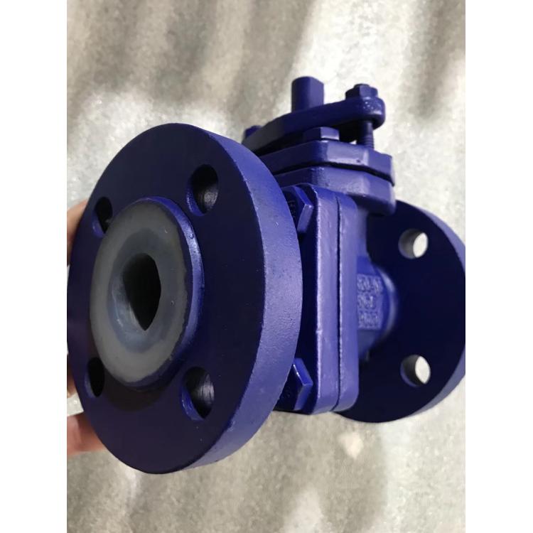 进口 Q41PFA-16C 铸钢衬PFA法兰球阀 衬氟手动球阀 特氟龙阀门 耐腐蚀
