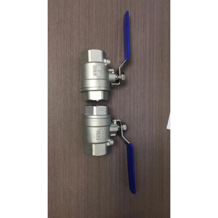 进口 Q11F-25P 重体二片式丝扣球阀 不锈钢内螺纹球/阀
