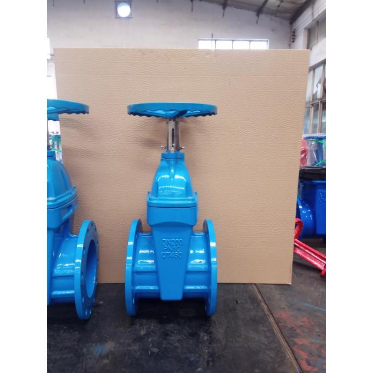 进口 Z45X-16Q 软密封法兰闸阀 球墨铸铁材质 弹性座封手动暗杆闸阀