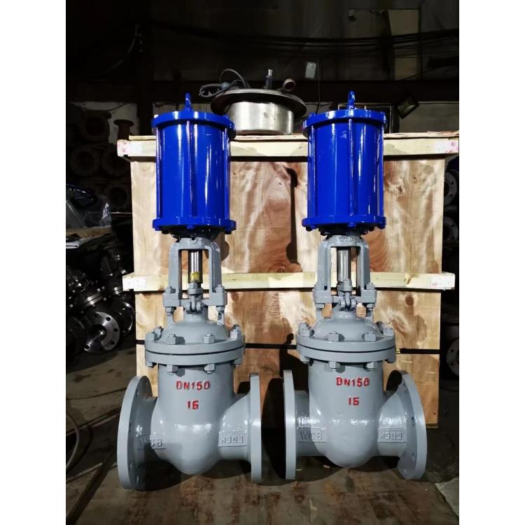 进口 Z641H-150LB Z641H-300LB 带手动气动法兰闸阀 耐磨 耐冲刷 抗颗粒