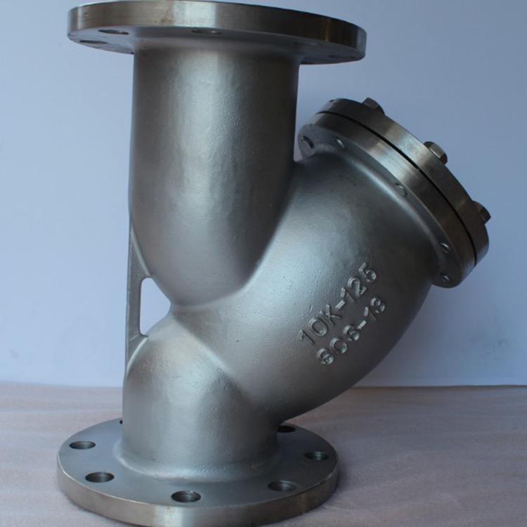 进口 单向 GL41H-16Q 球墨铸铁 QT450 法兰 Y型过滤器 DN80 小口径 管道滤