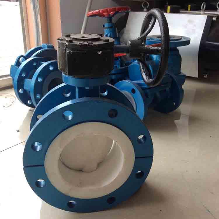 进口 D341F46-16C 全衬氟法兰蝶阀 对夹式 衬胶 DN50-DN1800 球铁铸钢