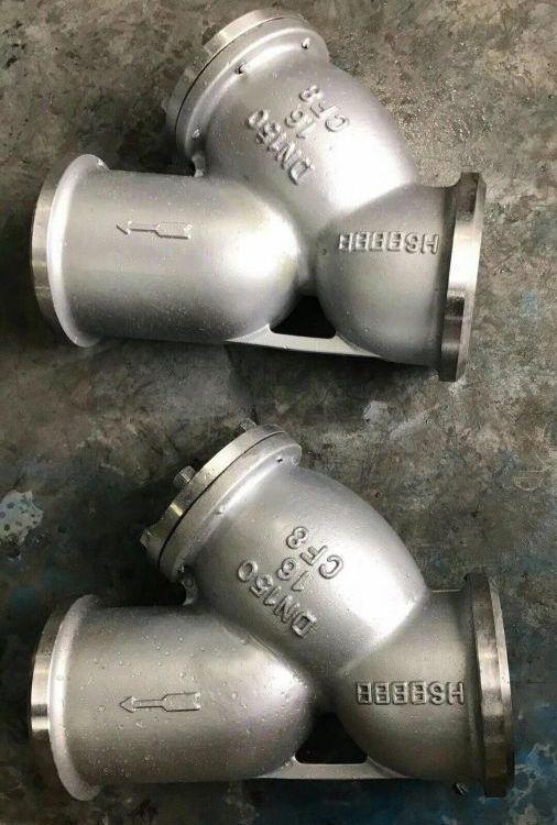 进口 GL61W-16P 不锈钢Y型焊接过滤器 承插焊过滤/器 对焊式管道过滤