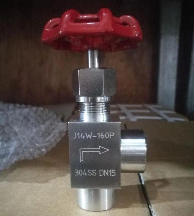 进口 J14W-160P不锈钢角式丝扣针形阀 内螺纹针阀