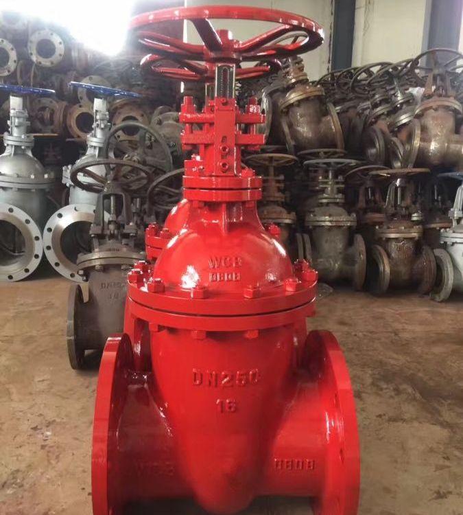 进口 XZ45H-16C 刻度消防暗杆法兰闸阀 信号闸/阀 显示开关位置