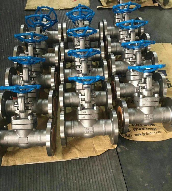 进口 Z41W-16RL Y 不锈钢锻制F316L闸阀 手动316RL 锻造法兰闸阀 DN100