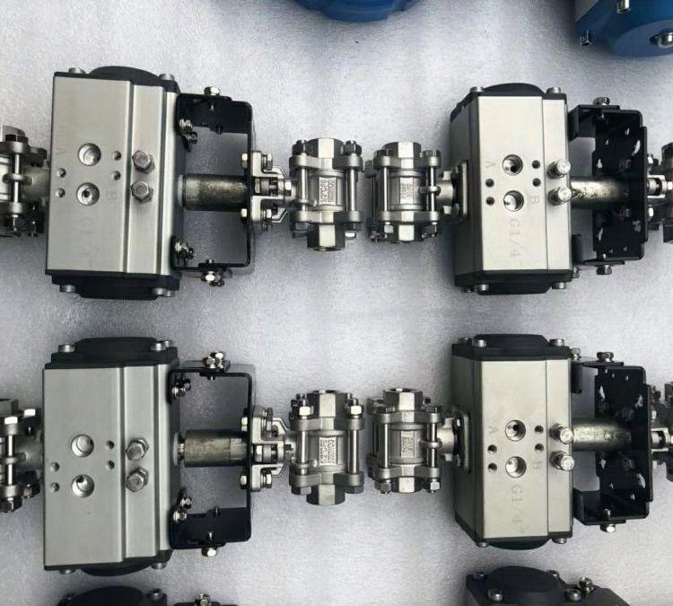 进口 Q621F-250P 不锈钢气动管焊接球阀 外螺纹高压阀门 快速切断阀