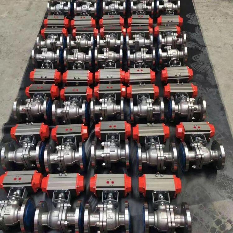 进口 JLQ641H-16P 不锈钢气动高温球阀 JLQ641F-16P 蒸汽 热气 双作用