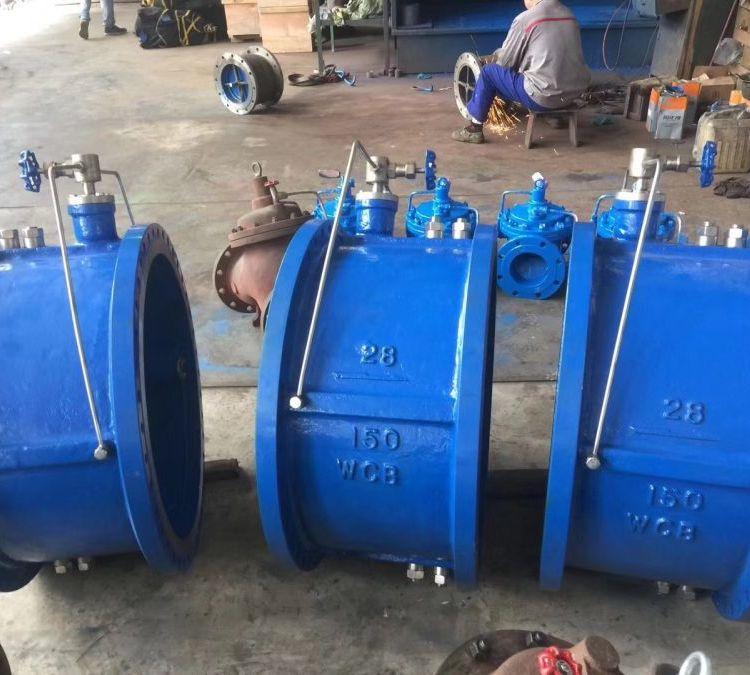 进口 HH49X-150LBC 铸钢美标缓闭蝶式止回阀 微阻缓闭消声阀门 API 6D