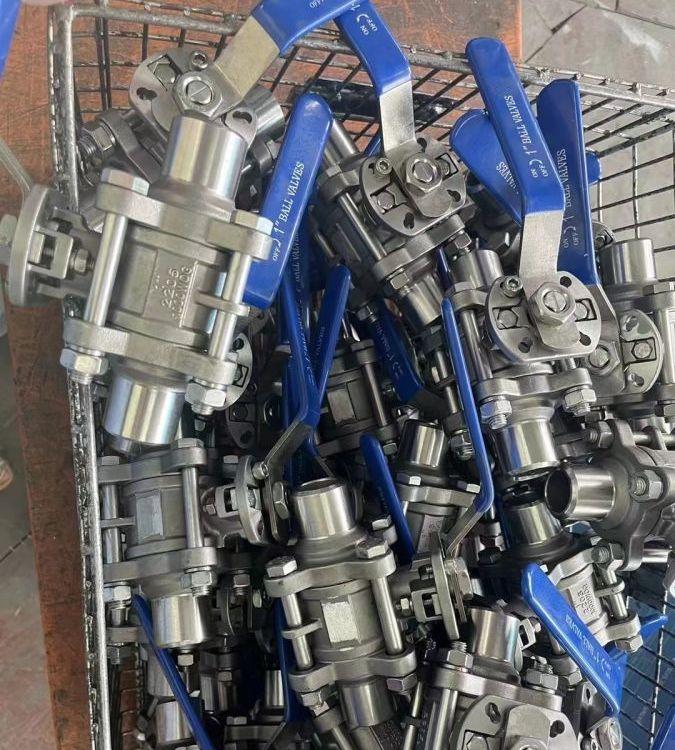 进口 Q61Y-1000WOG三片式硬密封2205球阀 不锈钢承插焊球 阀