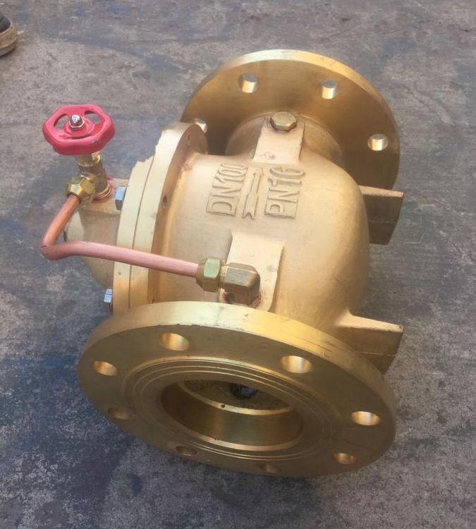 进口 HC100X-16T全铜浮球阀 海水液压水位控制阀 DN100 HG化工部标准