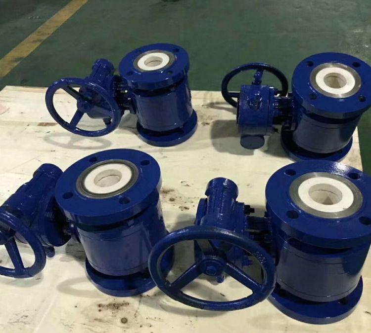 进口 Q341TC-25C 涡轮陶瓷法兰球阀 手动耐磨铸钢全衬 半衬 Q341TC-16C