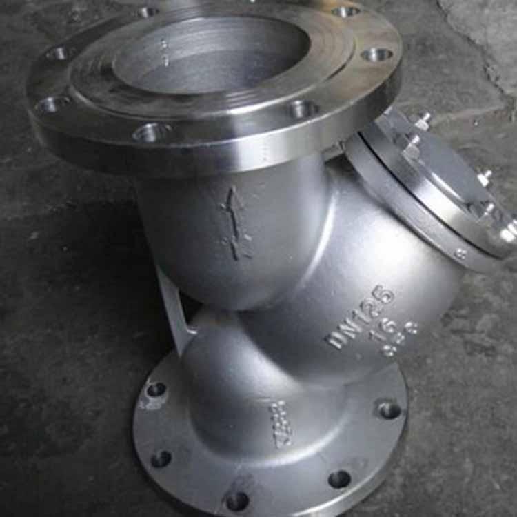 进口 钛材全通径Y型滤网 SY14S-H2不锈钢过滤器 TA2 41 生活水过滤阀门