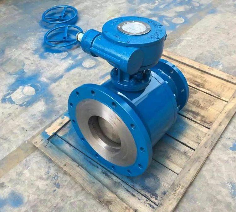 进口 PQ340F/PQ340H-16C变径偏心半球阀 DN300 WCR材质 大口径斜芯阀