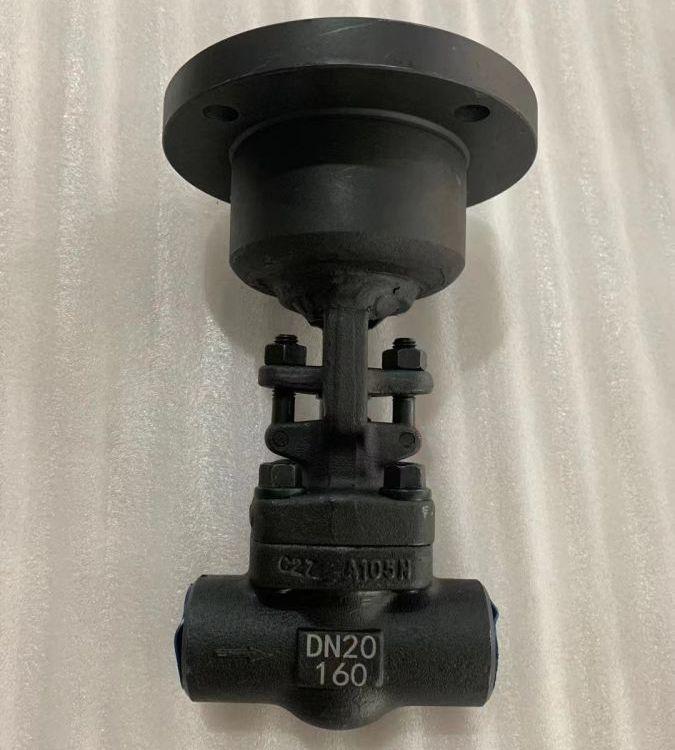 进口 Z961Y-160C 带支架电动电站高压焊接闸阀 锻钢A105 F304 美标国标