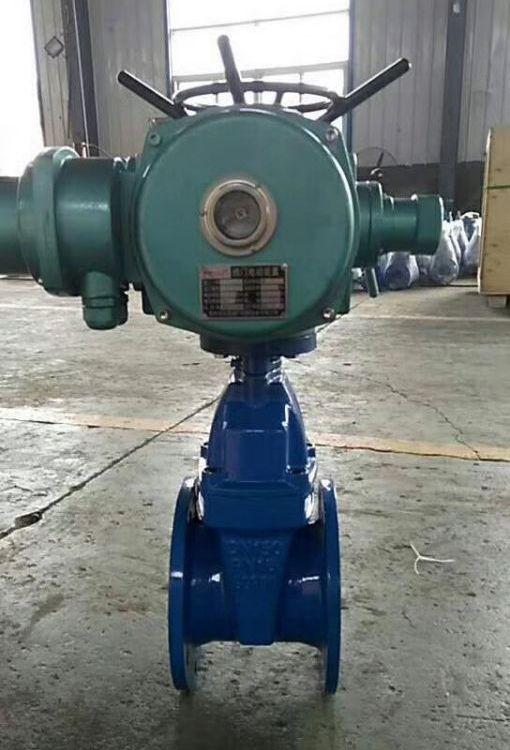 进口 Z945X-10 电动防爆铸铁弹性座封闸阀 HT200 QT450 球墨铸铁材质