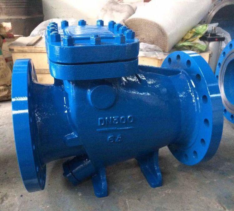 进口 HH44X-64C 铸钢微阻缓闭式止回阀 给排水用止回/阀 自来水厂泵房